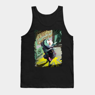 GUN REBECCA FRIEND ANIME MERCHANDISE Tank Top